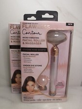 FINISHING TOUCH FLAWLESS CONTOUR MICRO VIBRATING FACIAL ROLLER  MASSAGER - 2PC