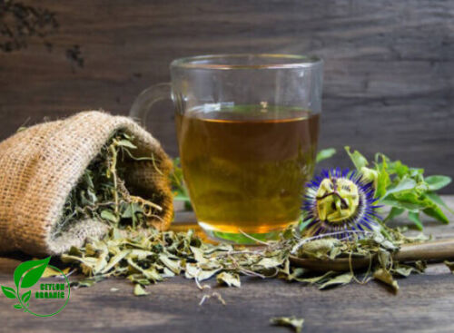 Organic Dried Passion Fruit leaf leaves tea Powder 100% pure 50g - 第 1/5 張圖片