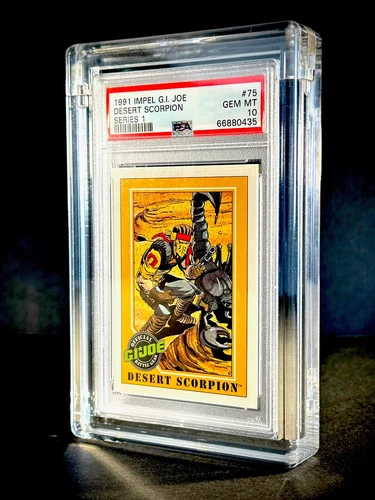 1991 Impel G.I. JOE Desert Scorpion #75 PSA 10 GEM MINT COBRA Desert Trooper