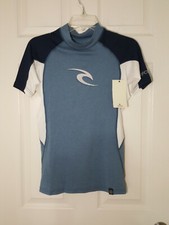 Rip Curl Men's Wave UV Short Sleeve Rashguard Tee T-Shirt Sz. SMALL