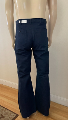 UNISSUED US NAVY DENIM UTILITY TROUSERS FLARED BELLBOTTOM
