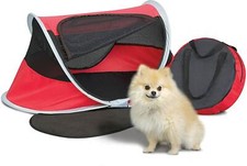 FRISKY FRIENDS Command Kid Co Peapod Portable Indoor Outdoor Travel Bed for Pets