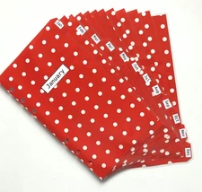 Filofax Personal Organiser Dividers - Poppy Red & White Spot Monthly Laminated