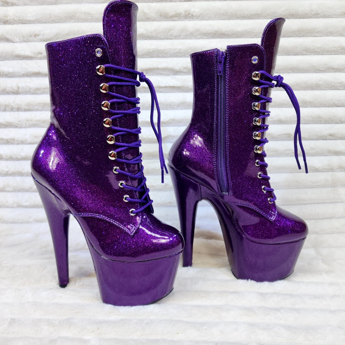 HIME PURPLE 展示品 Adore 1020GP Purple Glitter Patent 7