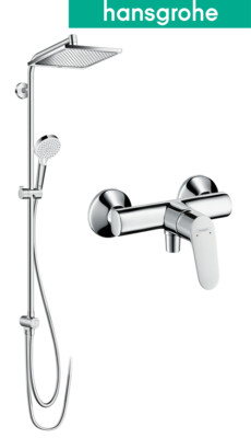 Gotonovo Duscharmatur-Set ölgerieben Bronze | 8" Regendusche Mit 3-fach Funktion & Wannenauslauf