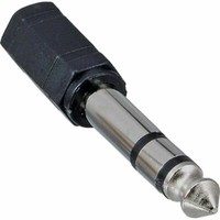 Inline Audio Adapter 6,3Mm Klinke Stecker Auf 3,5Mm Klinke Buchse