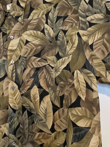 Tori Richard Men's Shirt Made In Hawaii 2XL XXL Golden Leaves 2337 - Picture 5 of 12
