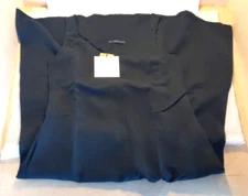 Peruvian Connection Black Sleeveless V-Neck Lyocell/Linen Fit/Flare Small Dress