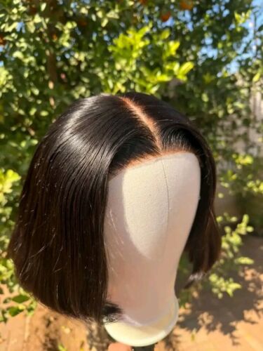 Indian Hair Bob Hd Lace Wig 100% Virgin Human Hair