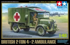 Tamiya 32605 1/48 Scale Model Kit WWII British 2-Ton 4x2 Ambulance Austin K2/Y