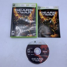 Gears of War (Microsoft Xbox 360, 2006) Complete Manual Refurbished - Excellent