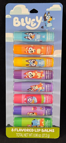 BBC Studios - Bluey - Flavor Lip Balm Set - 8 Lip Balms - Multi Flavors - 第 1/4 張圖片