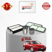 Wartungsset 4 Filter Mazda 3 BK 2.0 MZR-CD 105KW 143PS Von 2006 Bis 2009