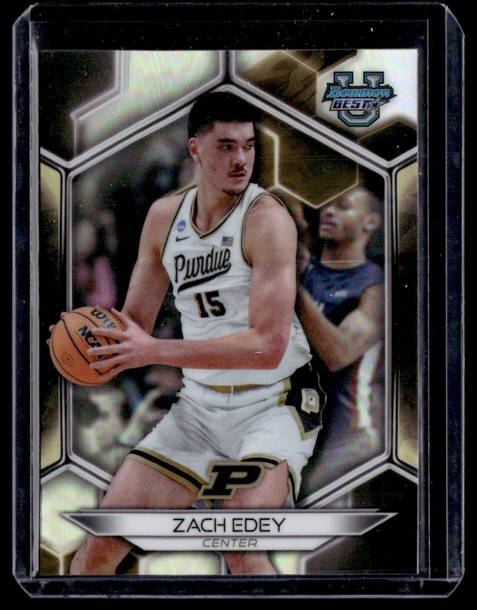 2023-24 Bowman's Best University Refractor Zach Edey #74