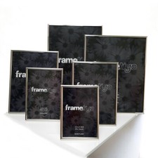 Frametigo Thin Edge Silver plate frames  3.5x5, 6x4, 5x7, 6x8, 8x10, A4