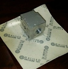 NEW Galileo Vacuum Tec SOLENOID VALVE BASE SINGLE STATION, 35273