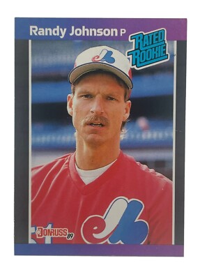 Donruss '89 Rated Rookie Randy Johnson DOUBLE ERROR CARD