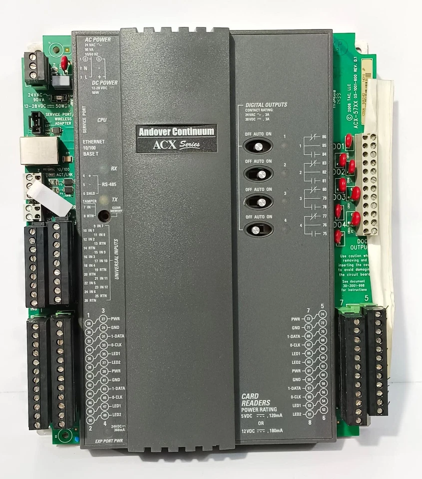Andover ACX-5740, ACX-4-0000000, ACX Series Operation Reference Guide CONTROLLER - Image 2 of 4