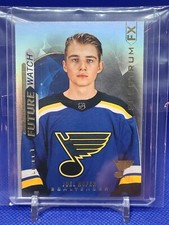 2020-21 UD SP Authentic Future Watch Spectrum FX Joel Hofer St-louis Blues 