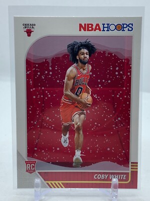 Coby White RC #204 - 2019-20 NBA HOOPS Basketball - WINTER Parallel - ROOKIE