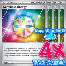 [4x Playset] Luminous Energy (191/193) SV02: Paldea Evolved (PAL) - Pokemon TCG