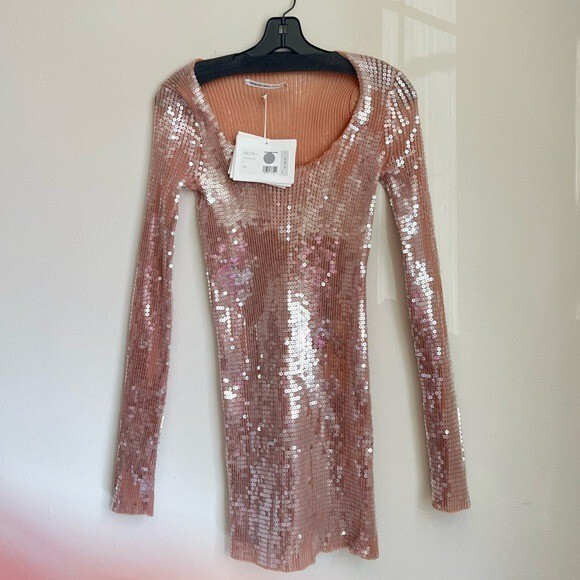 NWT ALEXANDER WANG Sequined ribbed-knit mini dress M $1,195 | eBay NWT ALEXANDER WANG Sequined ribbed-knit mini dress M $1,195 | eBay