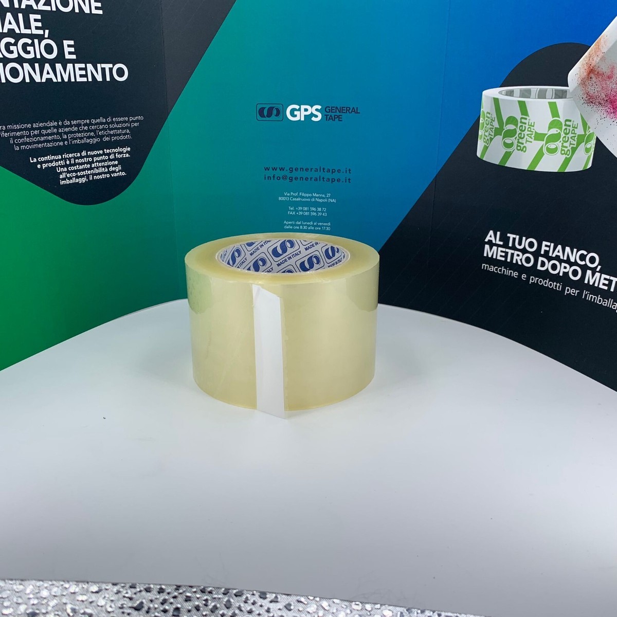 Nastro Adesivo Per Imballaggio Per Magazzini Altezza 50 Mm Rotolo Da 132 Mt