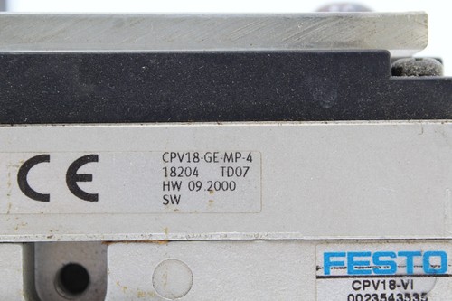 Festo CPV18-VI Verteilerbaugruppe CPV18-GE-MP-4 - Bild 4 von 4