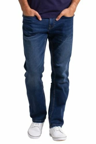 Herren Slim Fit Jeanshose Stretch Designer Hose Super Flex Denim Pants - Bild 34 von 36