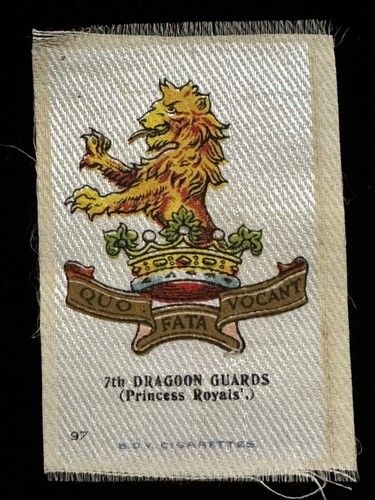 7th Dragoon Guards Princess Royals Calvary #97 Tabak Seide BDV Zigaretten 1910 - Bild 9 von 12
