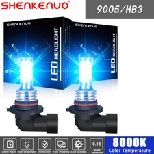 2x 9005/HB3 LED Headlight Kit Combo Bulbs 800...