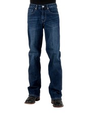 Stetson Western Jeans Mens 1313 Modern Dark Wash 11-004-1313-4098 BU