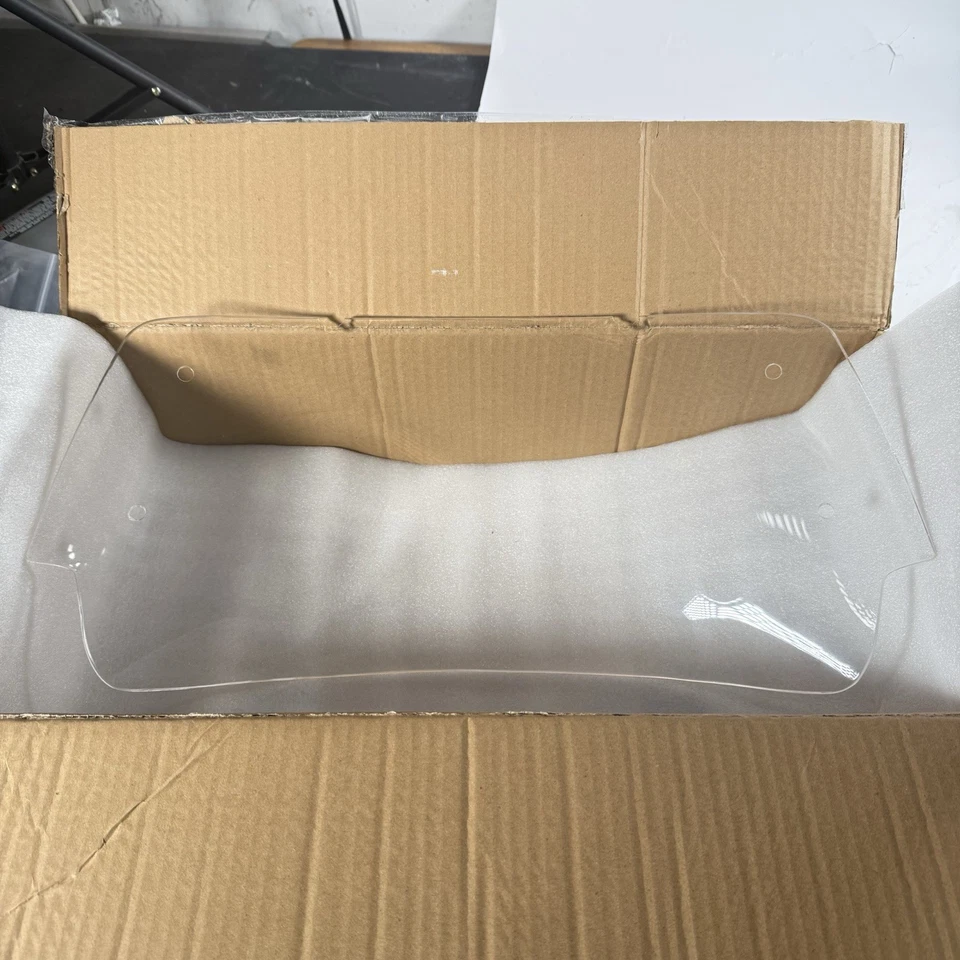 Parabrisas transparente de 10" para Harley Davidson Touring CVO Street Glide Foto 2 de 4