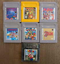 Nintendo Game Boy 7 Games Bundle Lot Tested Working Super Mario Zelda Tetris