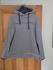 Brasher Women's Wildemoor Hooded Fleece Pullover in Navy Size 10 New