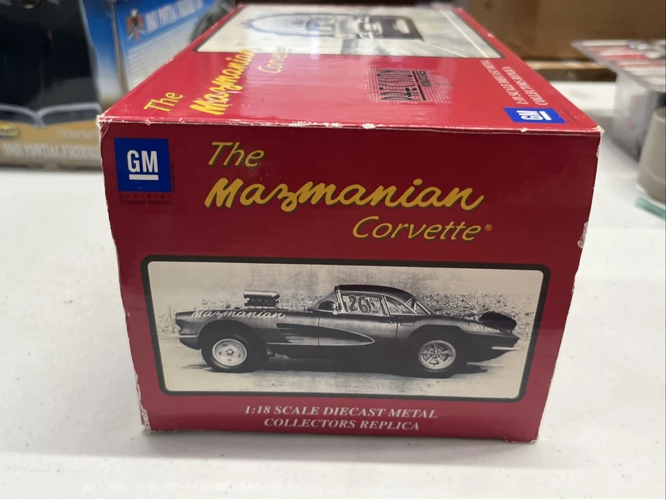 PRECISION MINIATURES 1961 CORVETTE THE MAZMANIAN DRAG CAR DIECAST!! NEW IN BOX! - Image 2 of 4