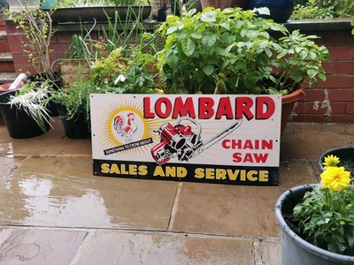 LOMBARDBAUM CHIRURG EMAILSCHILD Husquvarna STIHL FÄLLWERKZEUG MANN HÖHLE