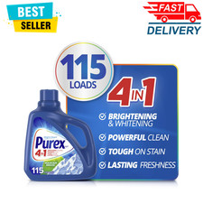 New Purex Fresh Mountain Breeze Liquid Laundry Detergent, 150 fl oz, 115 Loads 0.08 per gallon