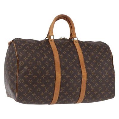 Louis Vuitton Keepall Monogram Brown Canvas Travel Bag