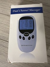 Dual Channel Massager tens unit BRAND NEW IN SEALED BOX with reusable pads