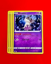 4x Mimikyu 081/182 Pokémon TCG Darkness Ablaze NM Playset Lot Psychic Regular