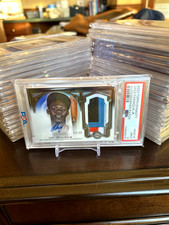 2023 Topps Dynasty Jazz Chisholm Jr Patch Auto /10 PSA 9