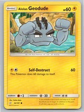 2019 POKEMON ALOLAN GEODUDE TEAM UP 34/181 C NM A92222 FREE S&H