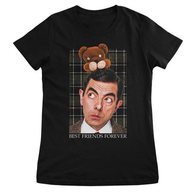 Officially Licensed Mr Bean - & Teddy Women T-Shirt