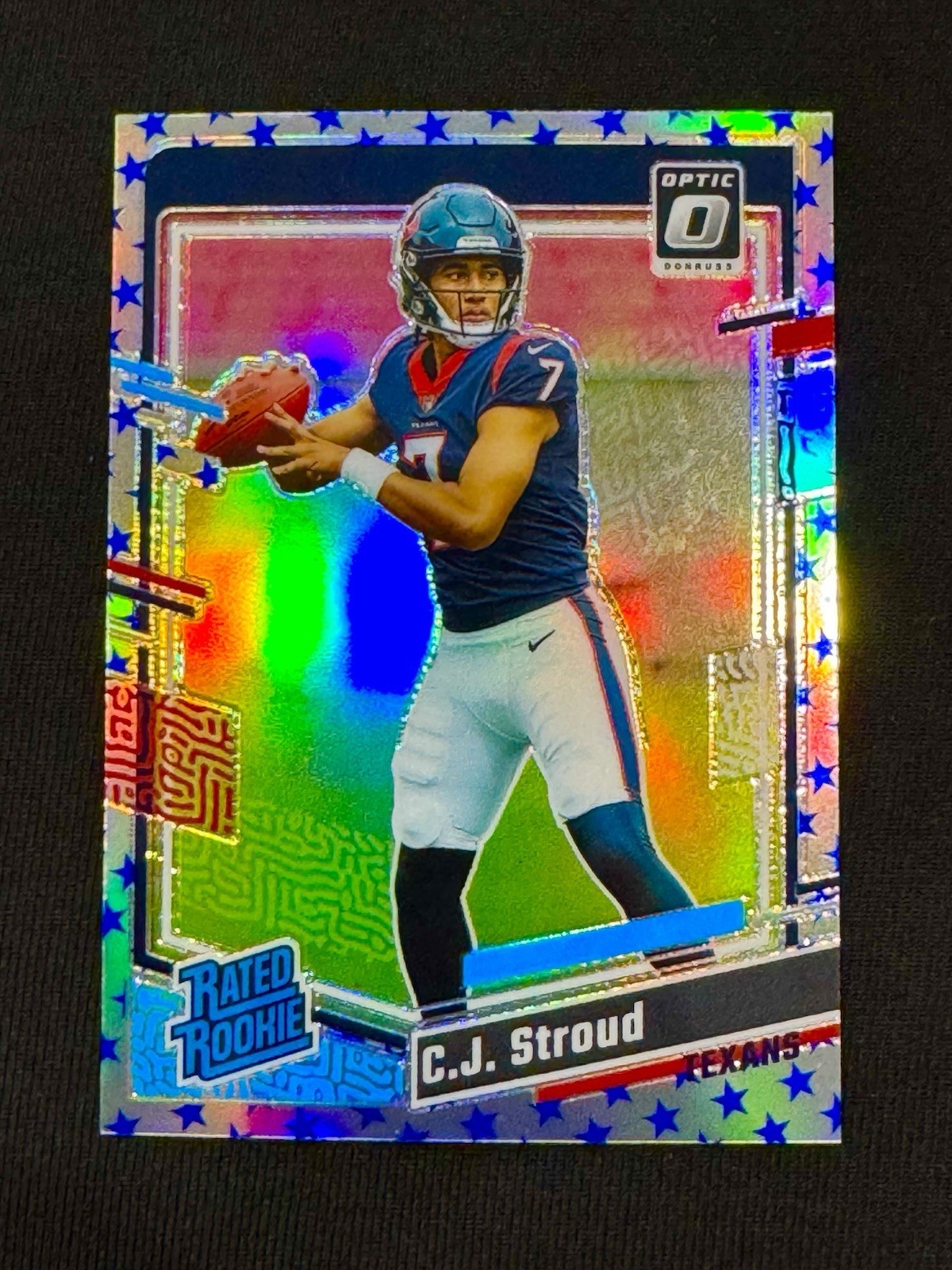 2023 Panini Donruss Optic - Rated Rookie C.J. Stroud #244 Stars Prizm (RC)