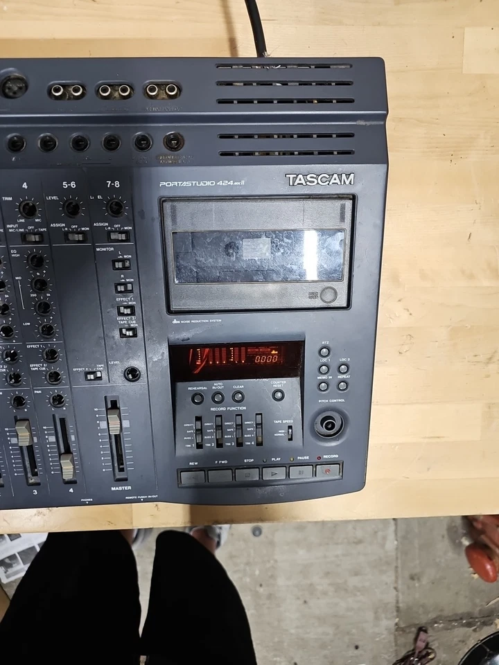 Tascam Portastudio 464 Cassette 4-Track Recorder MKII Read@!! - Image 4 of 4