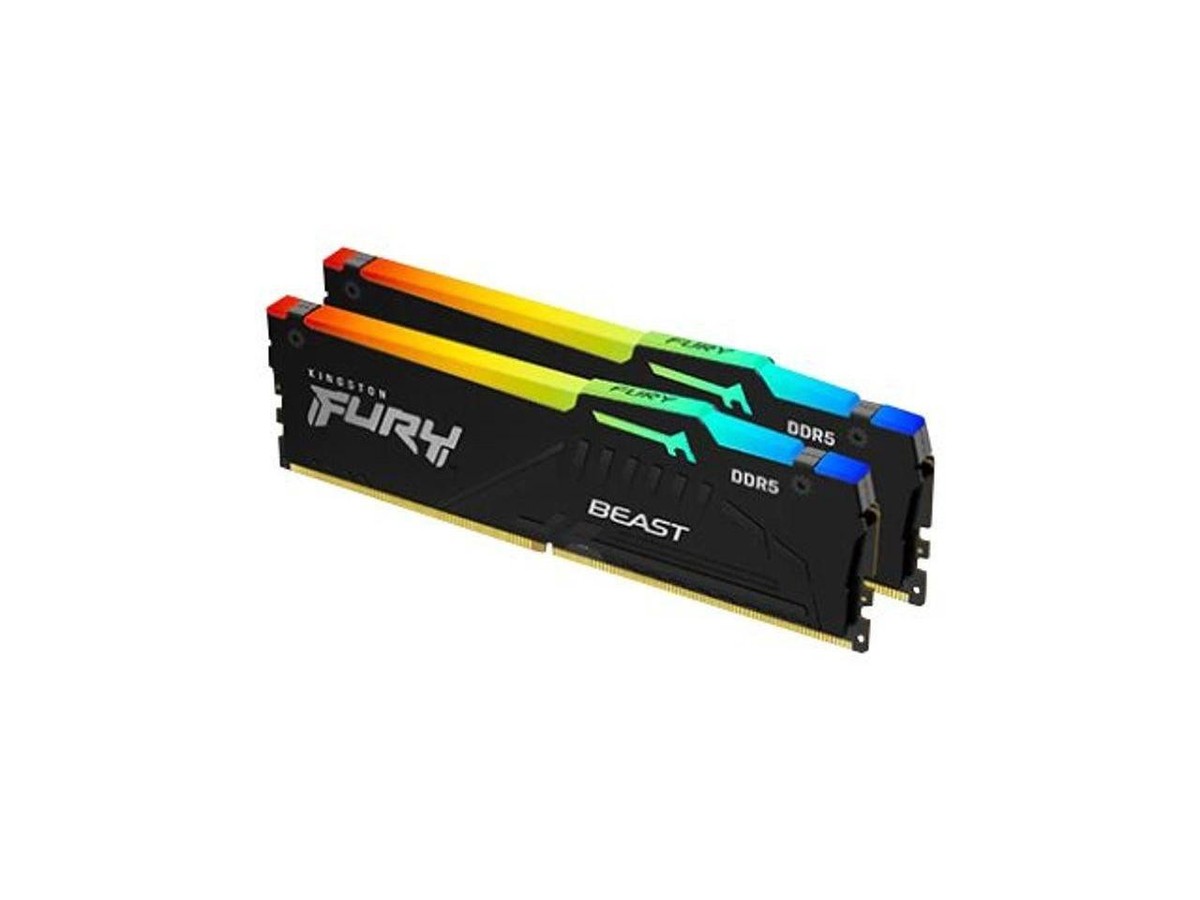 KINGSTON FURY BEAST DDR5-5200 16GB 8GB×2 Kingston Fury Beast 16GB (2x8GB) 5200MT/s DDR5 CL36 Desktop