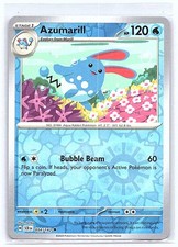 AZUMARILL 034/142 REVERSE HOLO STELLAR CROWN POKEMON TCG CARD