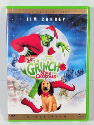 Dr Seuss How The Grinch Stole Christmas (2000) Collector's Edition DVD Jim