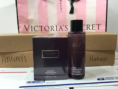VICTORIA'S SECRET BASIC INSTINCT EAU DE PARFUM  1.7 OZ AND FRAGRANCE MIST 8.4 OZ